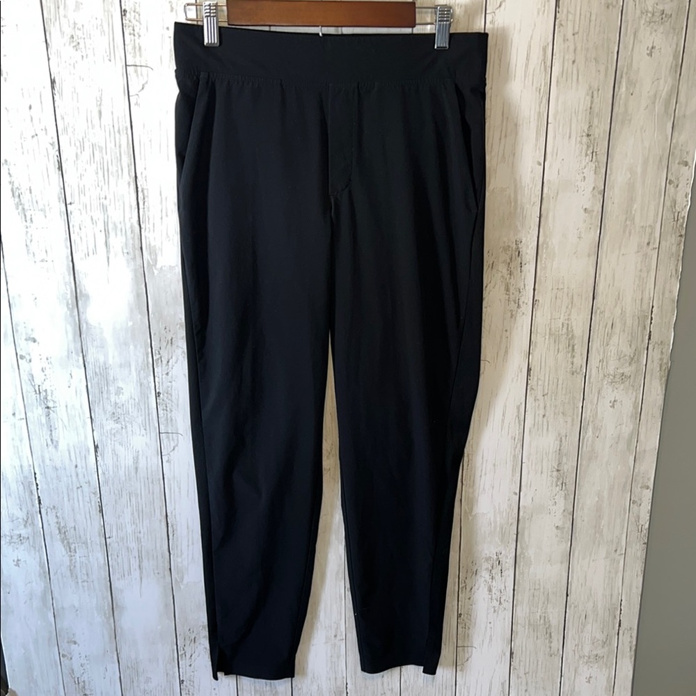 Athleta Brooklyn Ankle Pant Size 4 Black Pockets Used - Picture 4 of 11